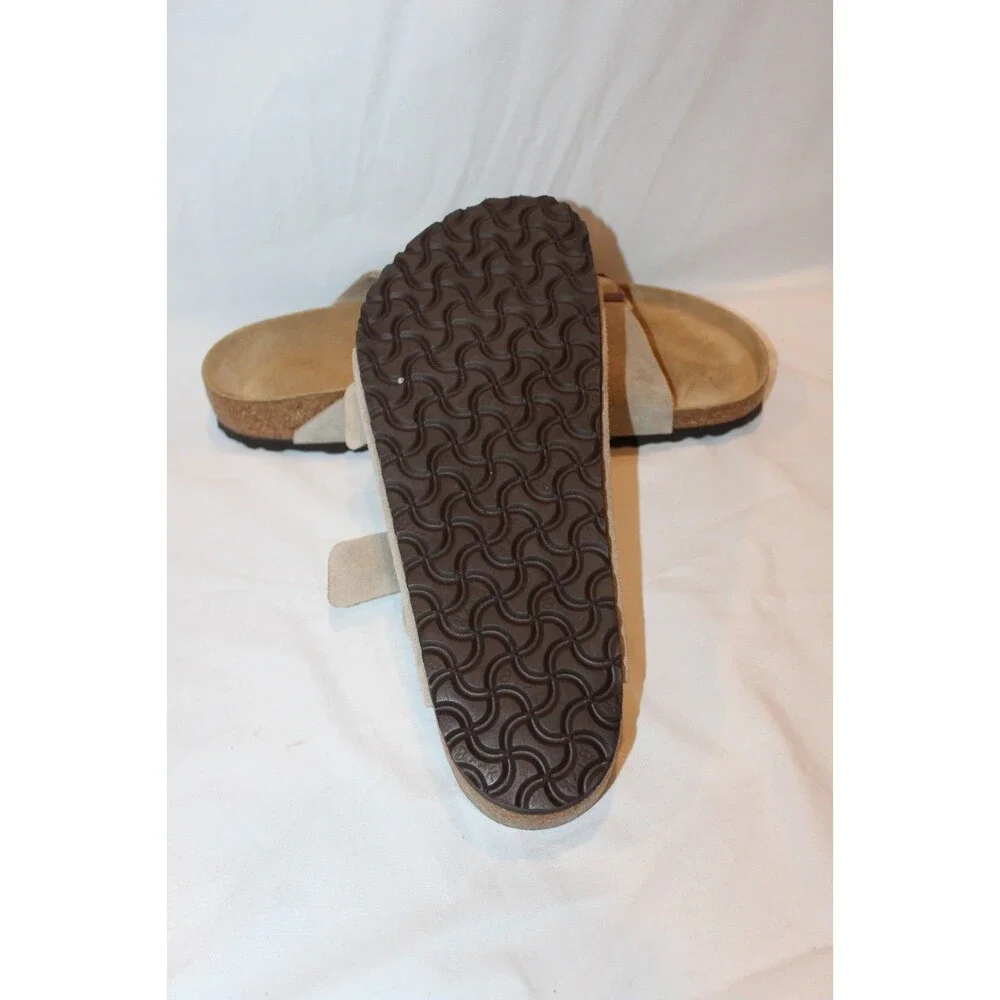 BIRKENSTOCK MEN'S SUEDE ARIZONA SANDALS SANDCASTLE NIB US 13 EU 46 REGULAR